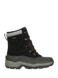 Mountain Warehouse Black Snowdon Extreme Mens Snow Boots