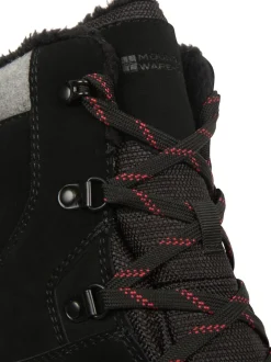 Mountain Warehouse Black Snowdon Extreme Mens Snow Boots