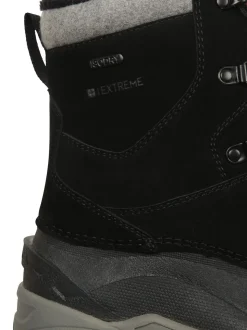 Mountain Warehouse Black Snowdon Extreme Mens Snow Boots