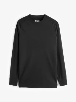 Mountain Warehouse Black Talus Mens Thermal Tops 2 Pack