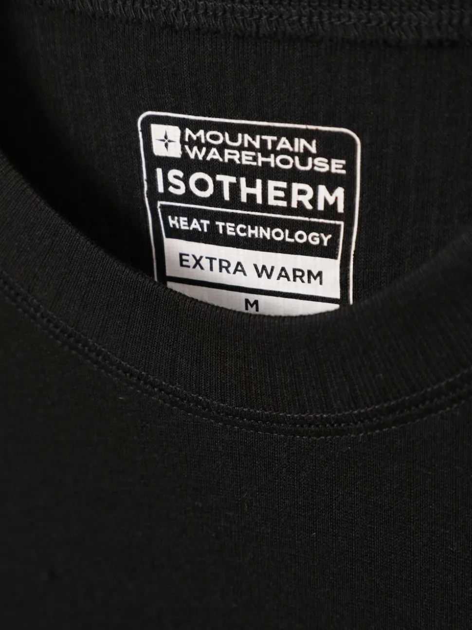 Mountain Warehouse Black Talus Mens Thermal Tops 2 Pack