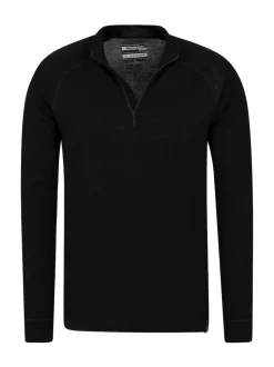 Mountain Warehouse Black Merino Multipack Thermal Top