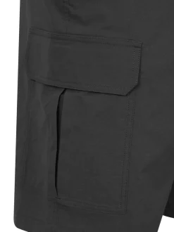 Mountain Warehouse Black Mens Delta Cargo Quick Drying Stretch Shorts