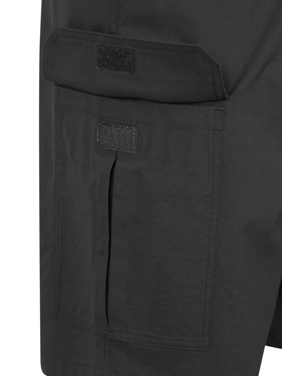 Mountain Warehouse Black Mens Delta Cargo Quick Drying Stretch Shorts