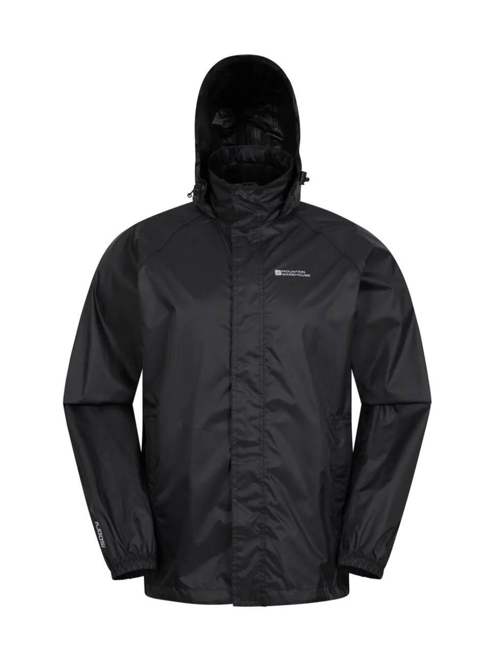 Mountain Warehouse Black Pakka Mens Waterproof Jacket