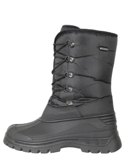 Mountain Warehouse Black Mens Plough Snow Walking Boots