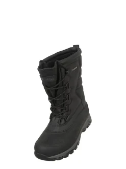 Mountain Warehouse Black Nevis Extreme Mens Waterproof Snow Boots