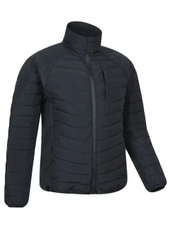 Mountain Warehouse Black Tarragona Ultra Hybrid Jacket