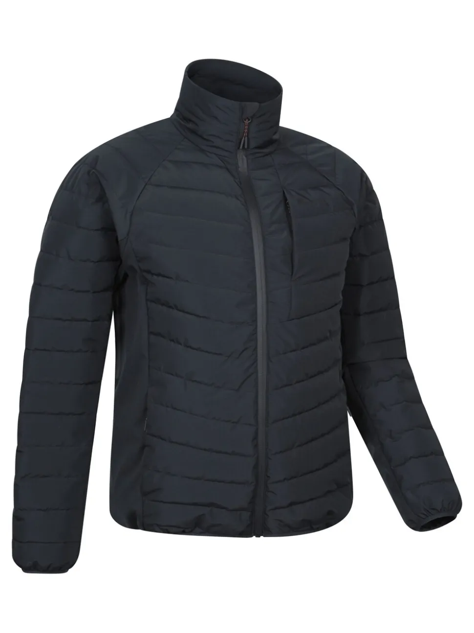 Mountain Warehouse Black Tarragona Ultra Hybrid Jacket