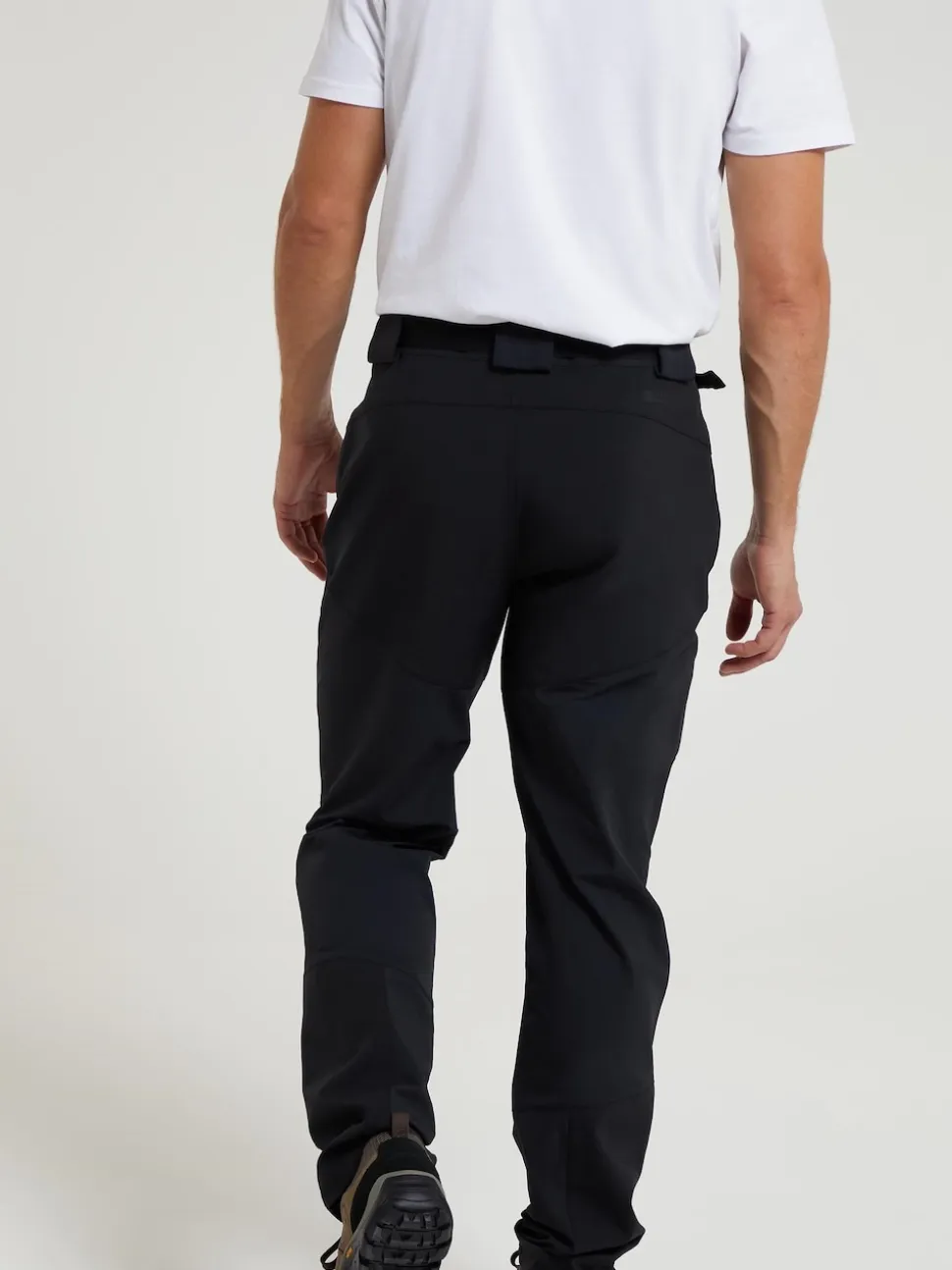 Mountain Warehouse Black Mens Forest Water Resistant Trekking Trousers