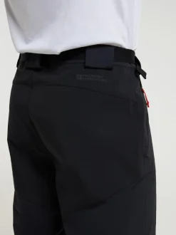Mountain Warehouse Black Mens Forest Water Resistant Trekking Trousers