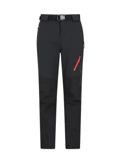 Mountain Warehouse Black Mens Forest Water Resistant Trekking Trousers