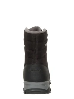 Mountain Warehouse Black Fleece Lined Snow Mens Boots
