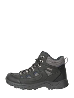 Mountain Warehouse Black Adventurer Mens Waterproof Walking Boots