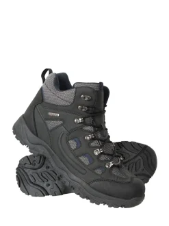 Mountain Warehouse Black Adventurer Mens Waterproof Walking Boots