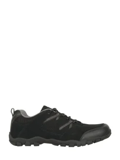 Mountain Warehouse Black Mens Outdoor III Walking Shoes
