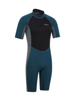 Mountain Warehouse Black Mens Shorty Neoprene Wetsuit