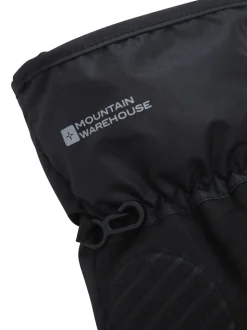 Mountain Warehouse Black Lobster Waterproof Breathable Ski Gloves