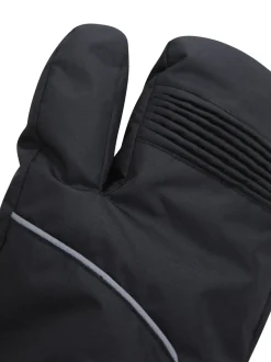 Mountain Warehouse Black Lobster Waterproof Breathable Ski Gloves
