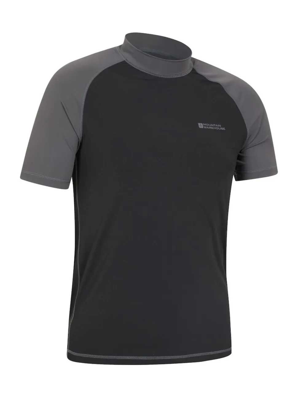 Mountain Warehouse Black Mens UV Rash Vest