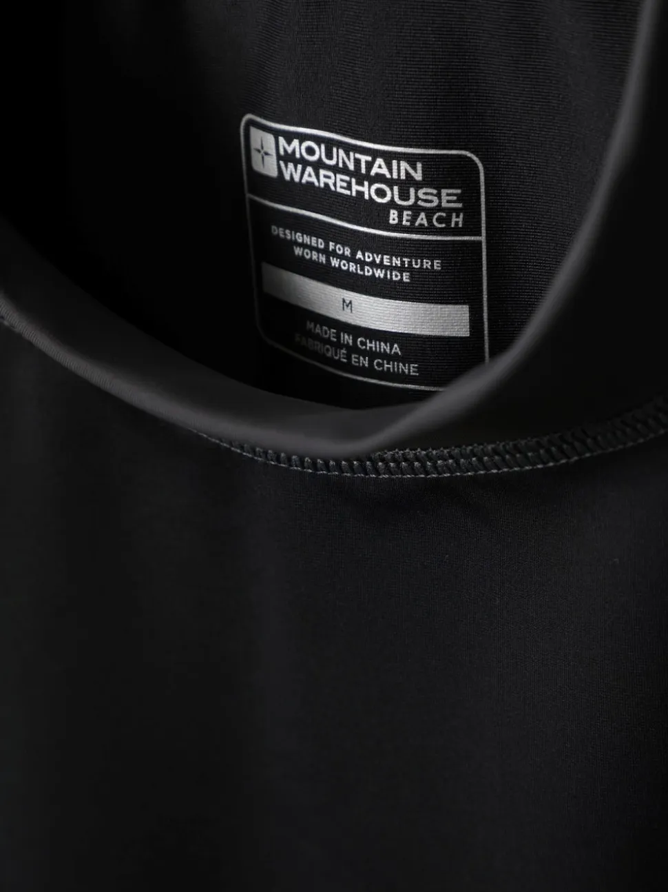 Mountain Warehouse Black Mens UV Rash Vest