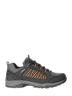 Mountain Warehouse Black Mens Path Waterproof Outdoor Walking Shoes