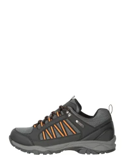 Mountain Warehouse Black Mens Path Waterproof Outdoor Walking Shoes