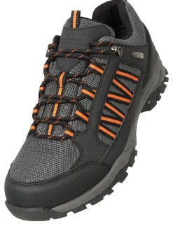 Mountain Warehouse Black Mens Path Waterproof Outdoor Walking Shoes