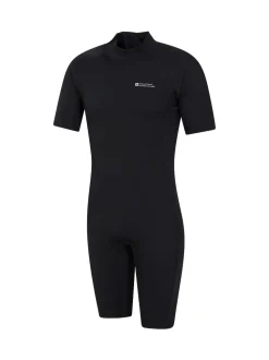 Mountain Warehouse Black Mens Shorty Neoprene Wetsuit