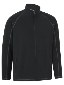 Mountain Warehouse Black Ashbourne Full Zip Fleece