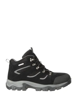 Mountain Warehouse Black Voyage Mens Waterproof Walking Boots