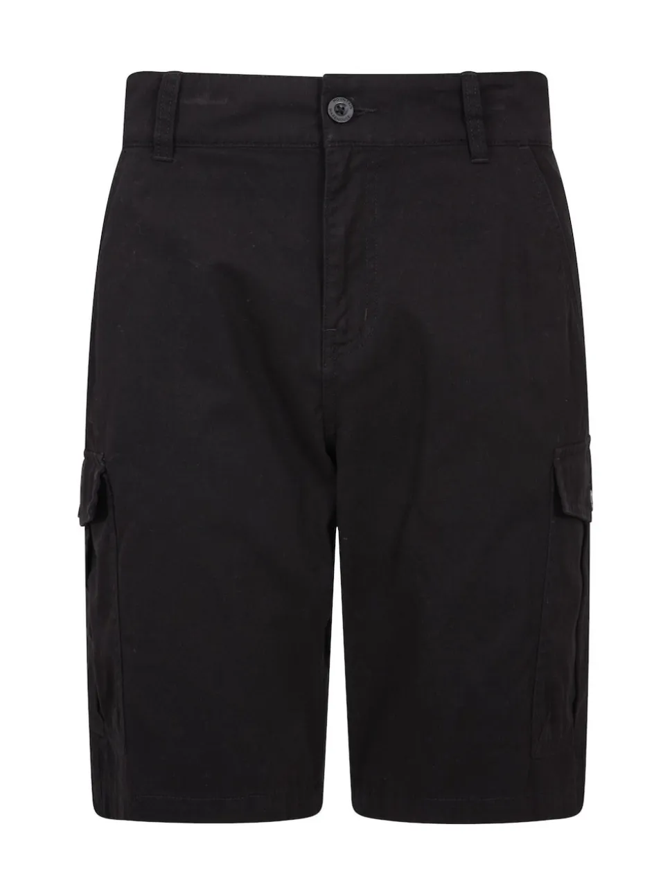 Mountain Warehouse Black Mens Lakeside 100% Cotton Cargo Shorts