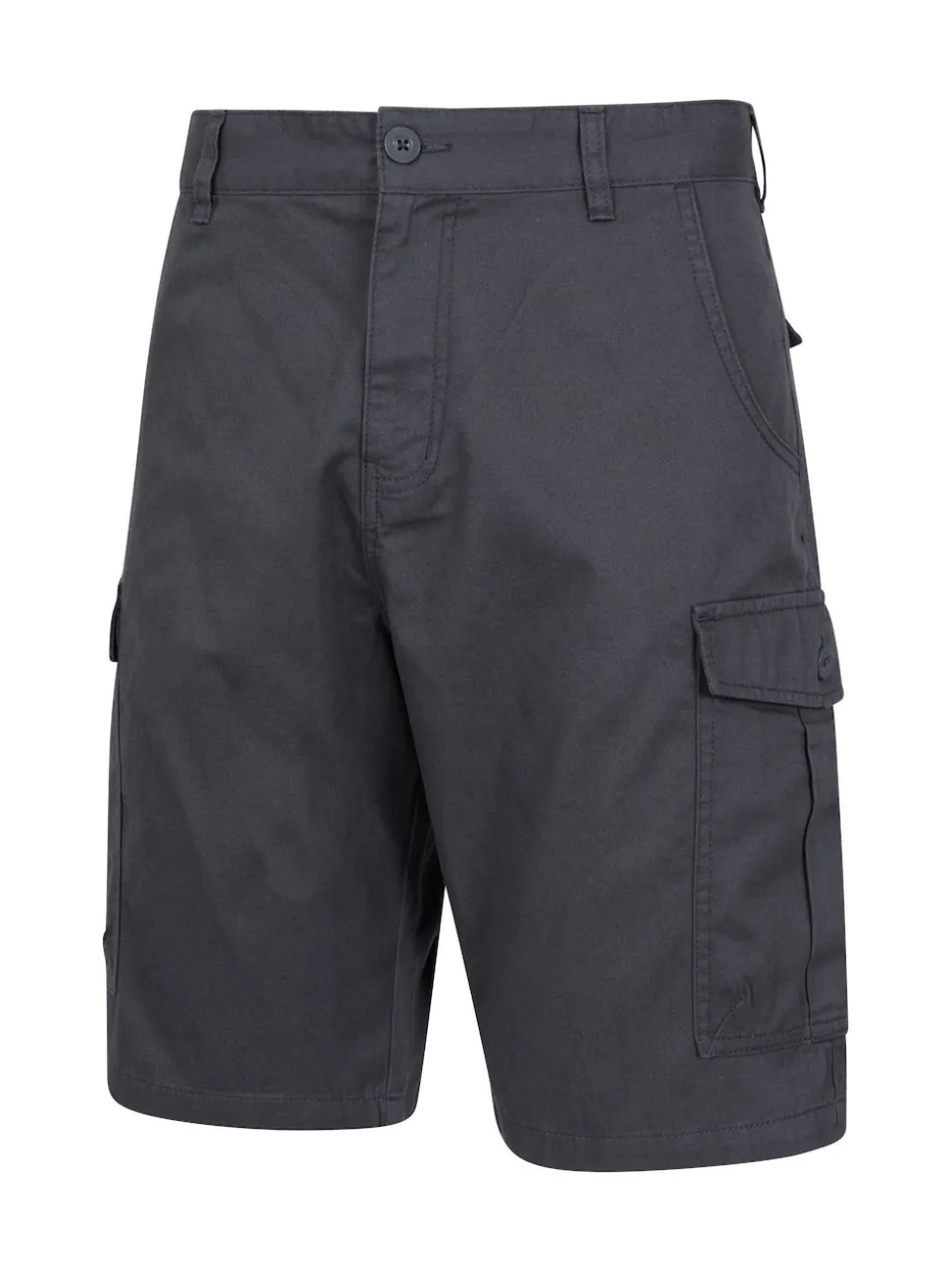 Mountain Warehouse Black/Grey Mens Lakeside 100% Cotton Cargo Shorts