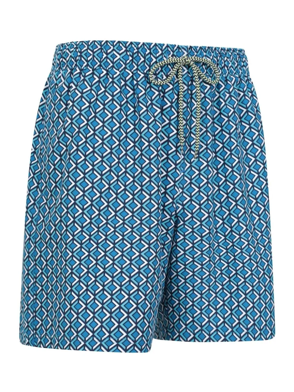 Mountain Warehouse Blue Ground Mens Aruba Printed Quick Drying Swimshorts with UV Max Protection