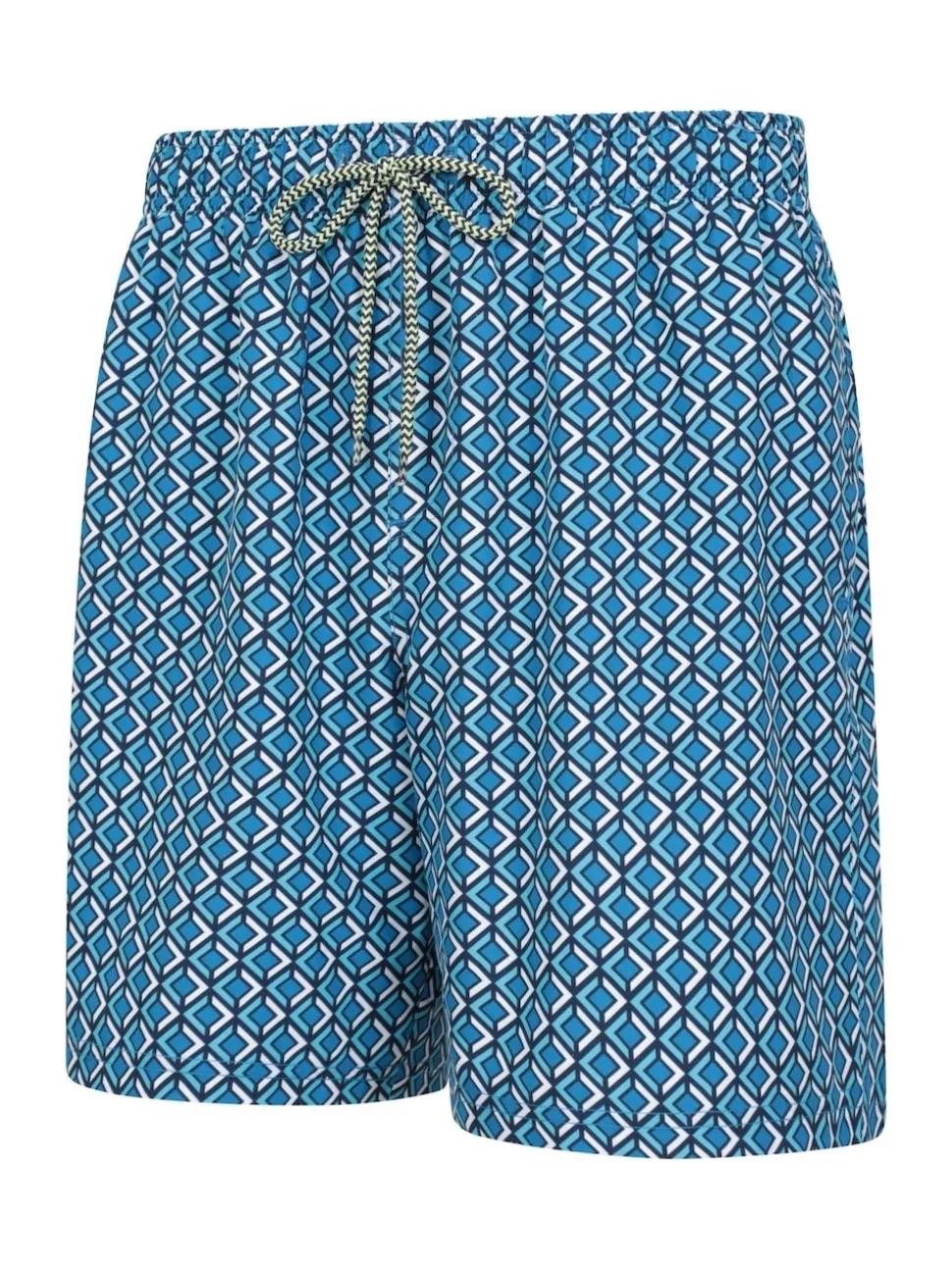 Mountain Warehouse Blue Ground Mens Aruba Printed Quick Drying Swimshorts with UV Max Protection