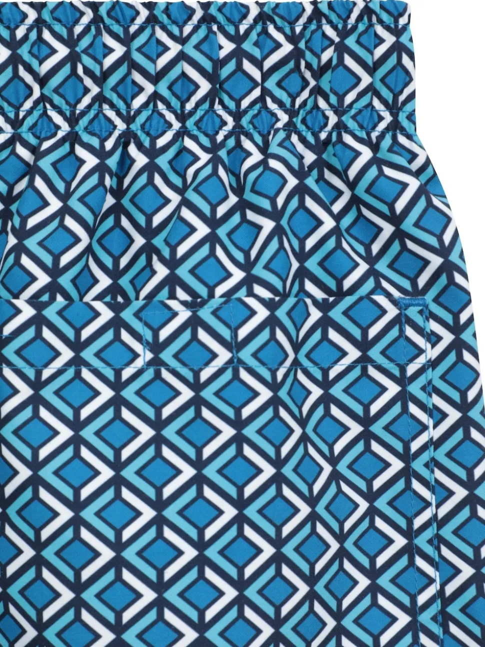Mountain Warehouse Blue Ground Mens Aruba Printed Quick Drying Swimshorts with UV Max Protection