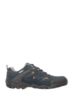 Mountain Warehouse Blue Mens Curlews Waterproof Walking Shoes