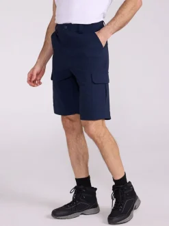 Mountain Warehouse Blue Mens Delta Cargo Quick Drying Stretch Shorts