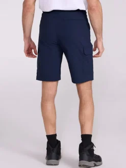 Mountain Warehouse Blue Mens Delta Cargo Quick Drying Stretch Shorts