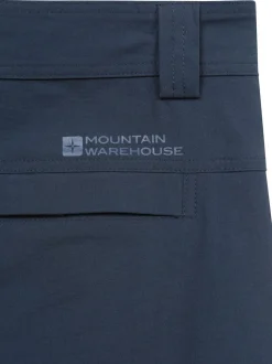 Mountain Warehouse Blue Mens Delta Cargo Quick Drying Stretch Shorts