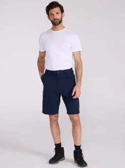 Mountain Warehouse Blue Mens Delta Cargo Quick Drying Stretch Shorts