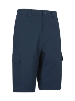 Mountain Warehouse Blue Mens Delta Cargo Quick Drying Stretch Shorts