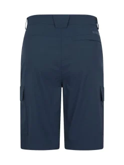 Mountain Warehouse Blue Mens Delta Cargo Quick Drying Stretch Shorts