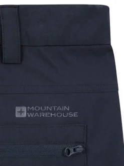 Mountain Warehouse Blue Mens Trek Walking Shorts