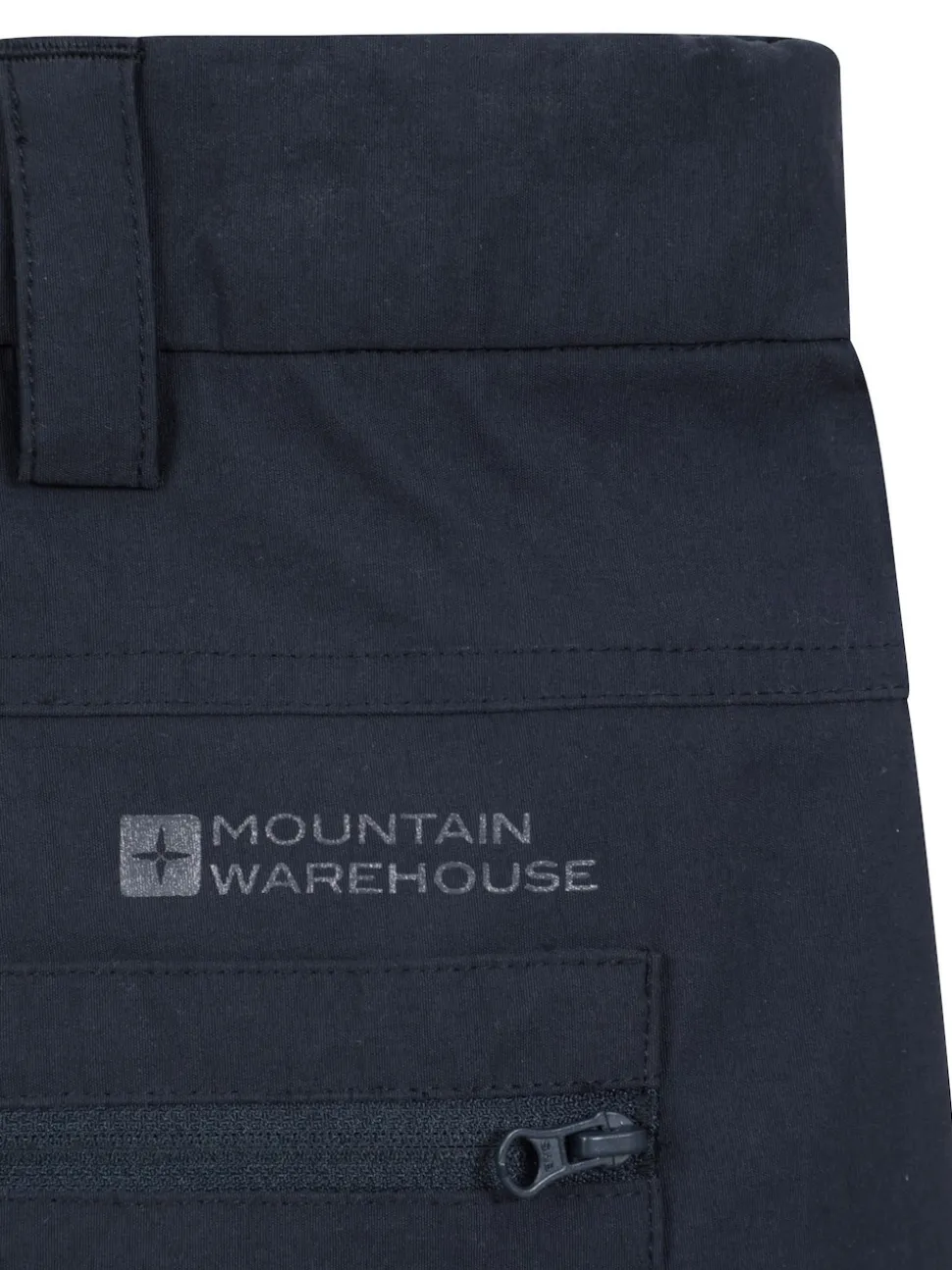 Mountain Warehouse Blue Mens Trek Walking Shorts
