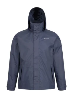 Mountain Warehouse Blue Mens Fell 3-In-1 Water Resistant Jacket