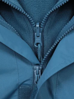 Mountain Warehouse Blue Marl Mens Fell 3-In-1 Water Resistant Jacket