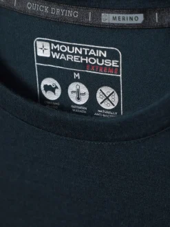 Mountain Warehouse Blue Mens Talus Thermal Top