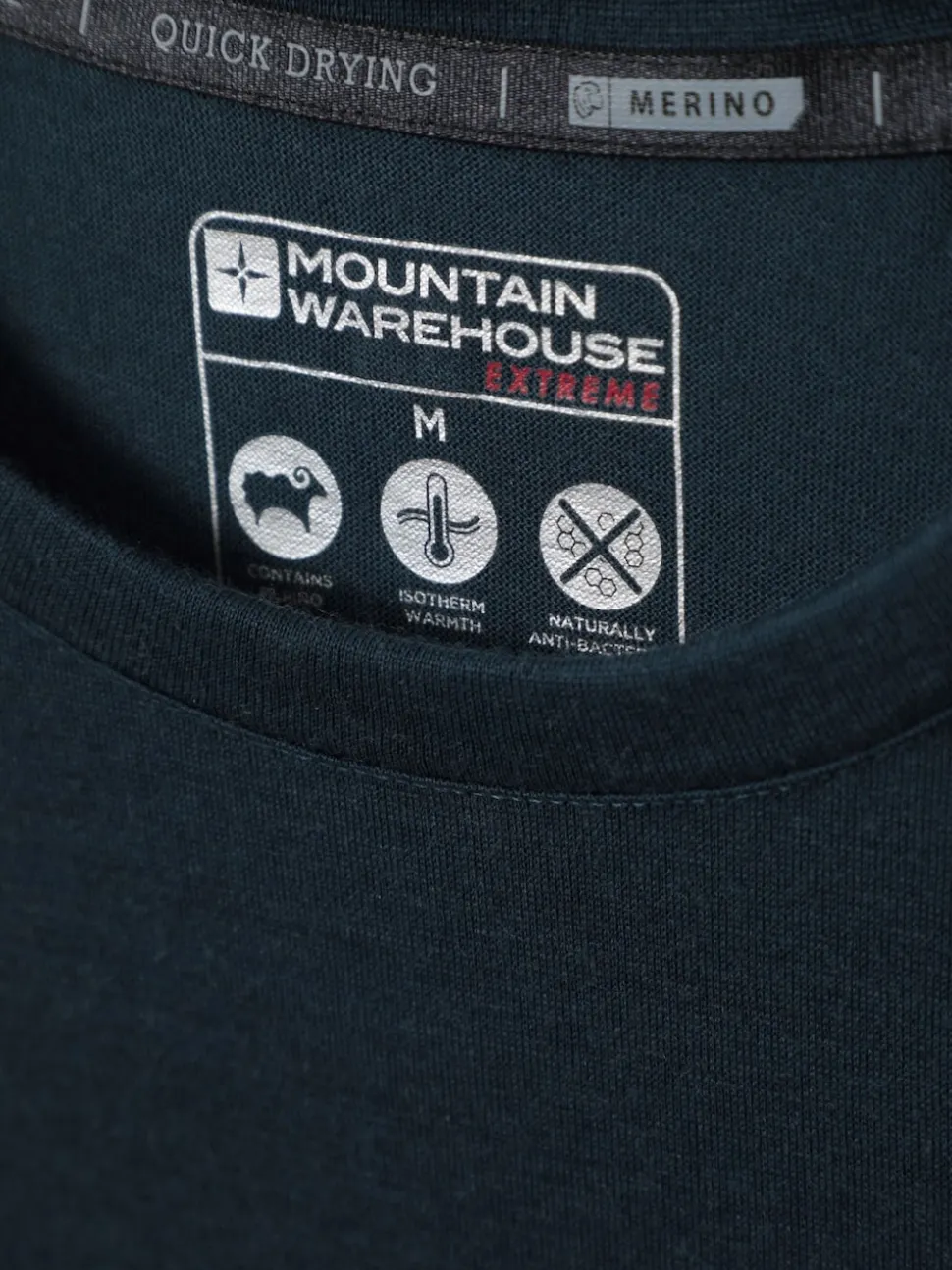 Mountain Warehouse Blue Mens Talus Thermal Top