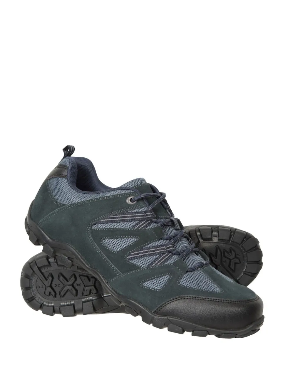 Mountain Warehouse Blue Mens Outdoor III Walking Shoes